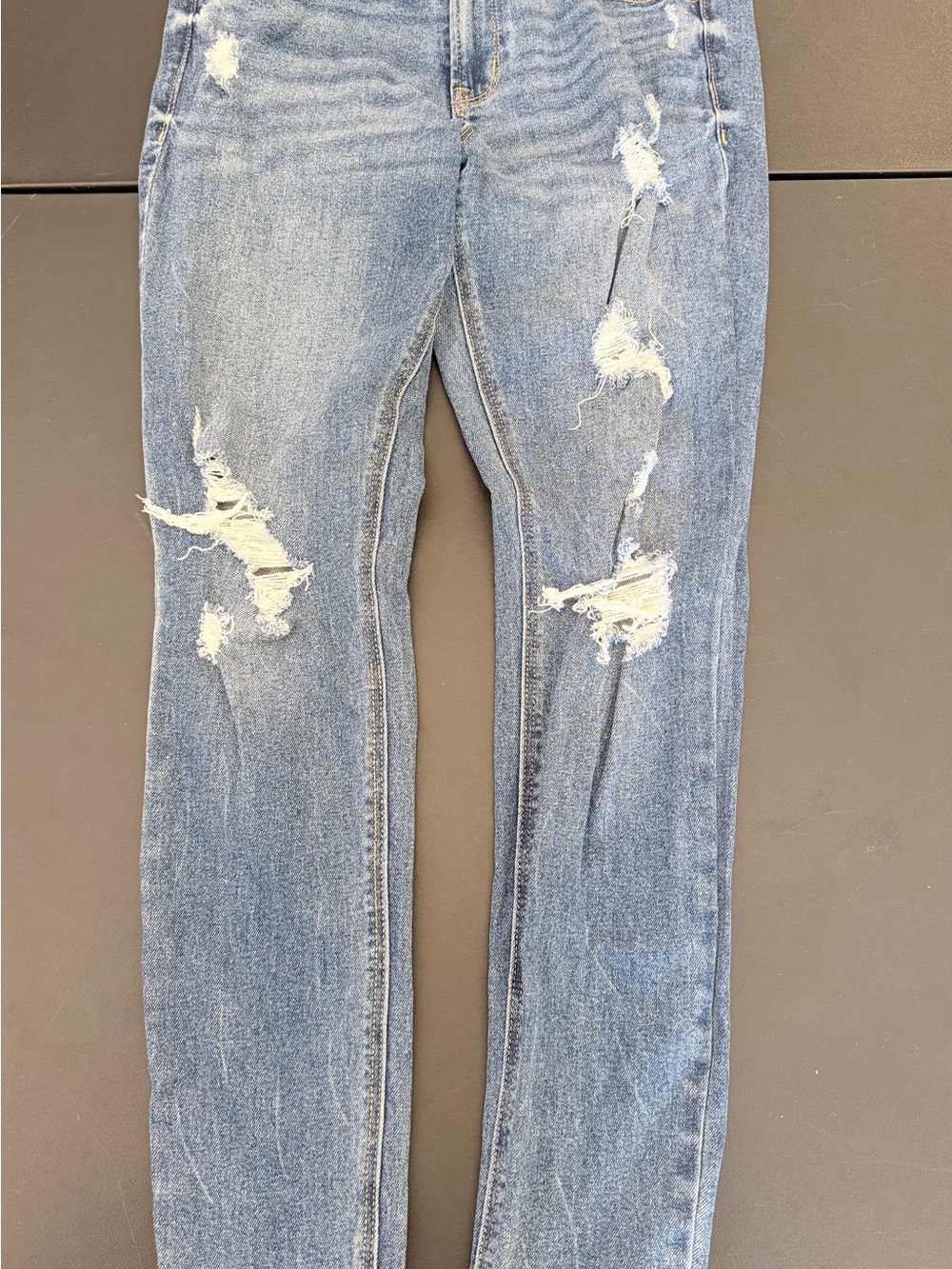 Old Navy Skinny Ripped Blue Jeans